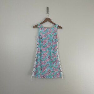 Lilly Pulitzer Delia Shift Dress in Lobstah Roll Spa Blue Size 00